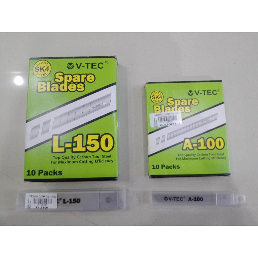 

V tec refill cutter kecil besar A 100 L 150