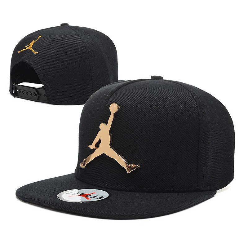 SPECIAL Topi Snapback Air Jordan Hitam Emas Gold IMPORT LIMITED