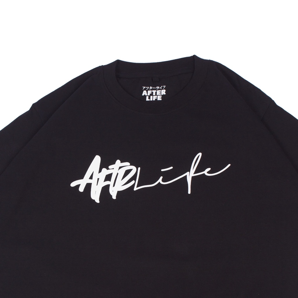 AFTERLIFE - Tshirt Unterschrift Black | 21047A