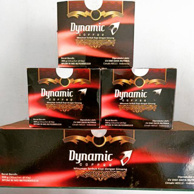 

Dynamic coffee//kopi dinamic//kemasan baru//1box 30sachet