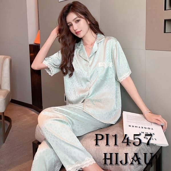 PIYAMA WANITA 3IN1 SUTERA PI1457