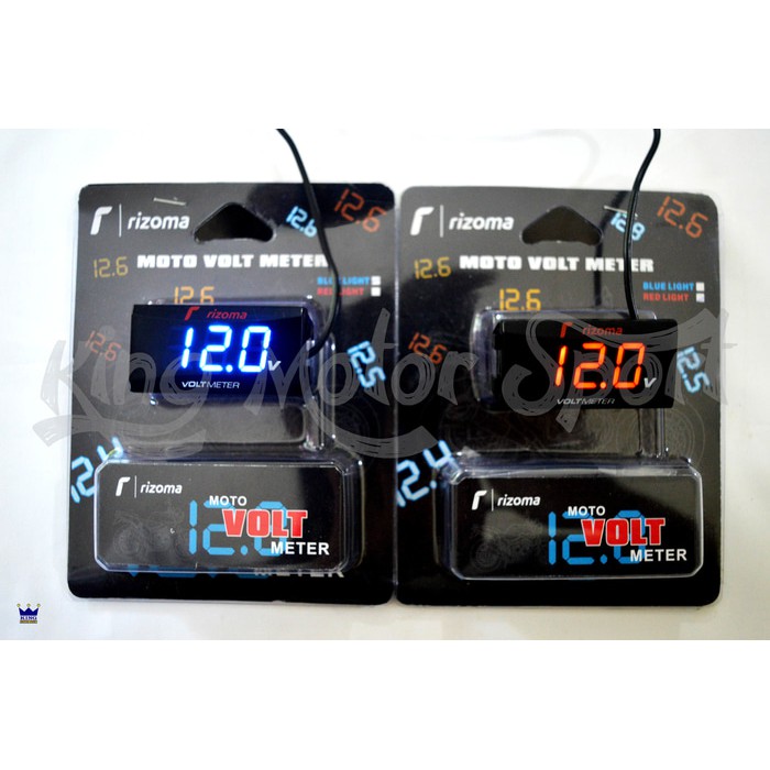 voltmeter + dudukan rizoma