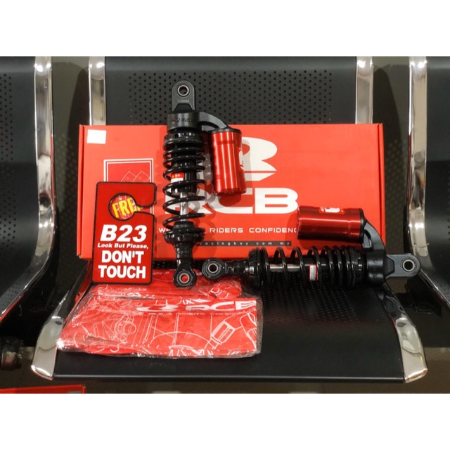 Shock rcb mb 2 series bebek 280mm f1 jupiter z f1zr vega r tabung non klik racing boy absorber hitam
