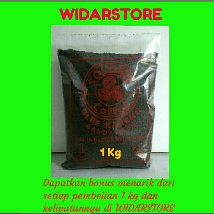 

Kopi aceh bubuk kasar/kopi solong logo merah 1000 grm