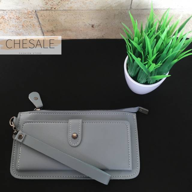 Chesale - Dompet wanita panjang dompet murah import dompet wanita bahan miniso