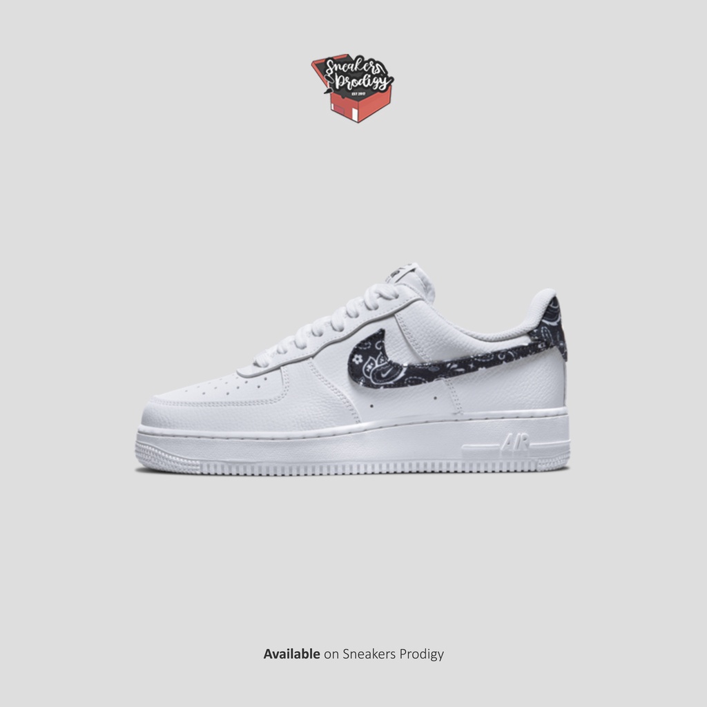Nike Air Force 1 '07 Essentials White Black Paisley Original Resmi Nike Indonesia