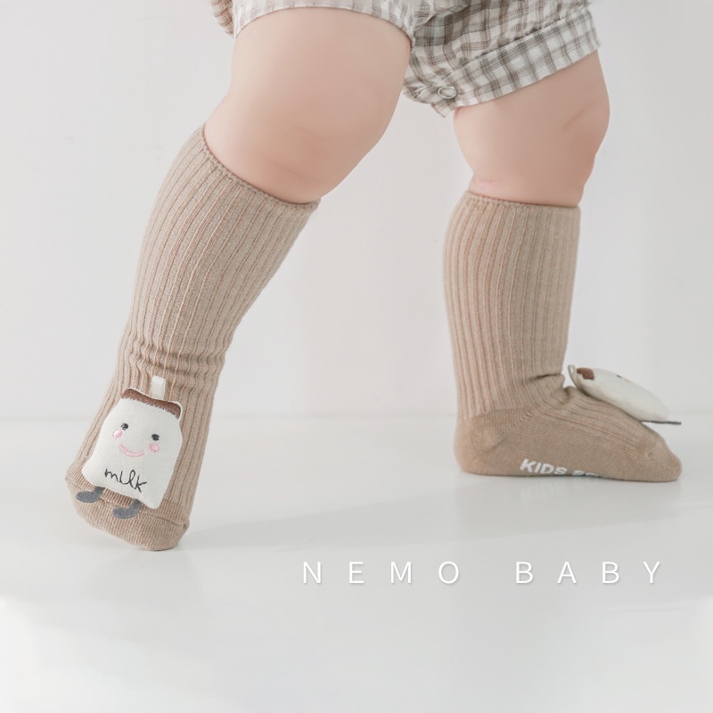 BABYSTORE01 -  HHA Kaos Kaki Panjang Anti Slip Bayi Boneka 3D