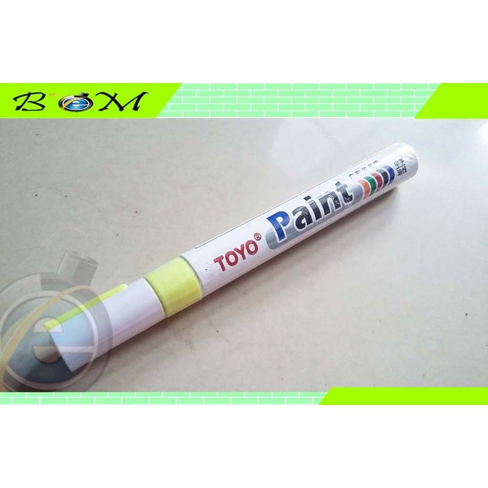 

spidol marker ban tyre toyo paint warna kuning yellow