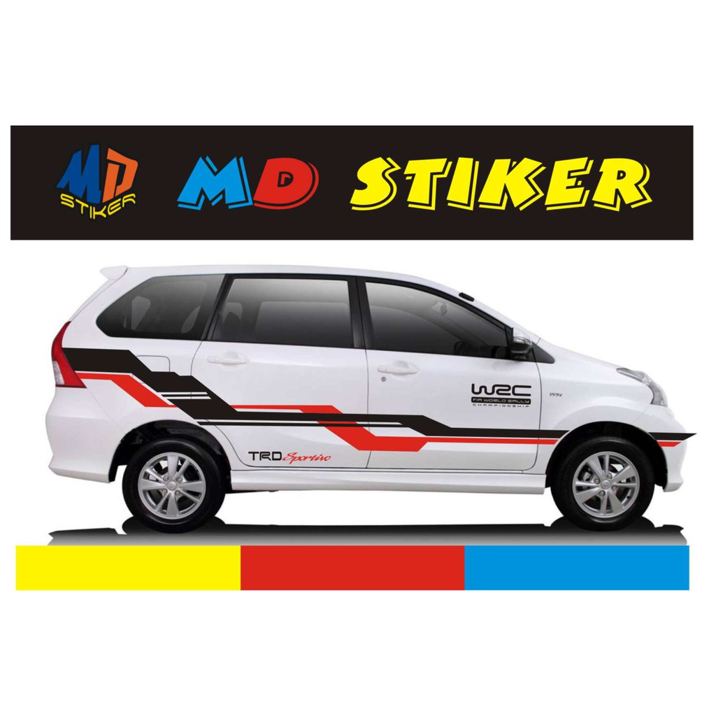 Stiker Cutting Stiker Mobil Avanza Xenia Innova Ertiga Elegant Shopee Indonesia