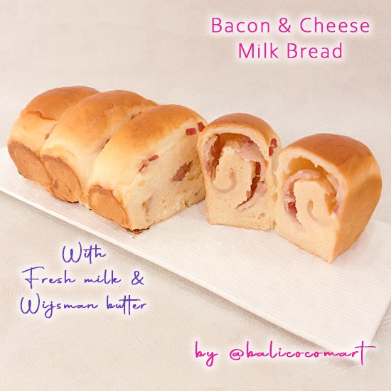 

Roti Milk Bread Bacon & Cheese-Silver Queen-Plain-Cheese