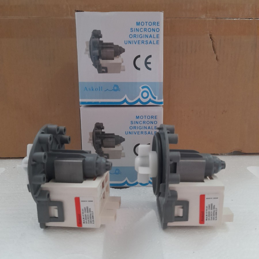 Dinamo motor drain pump mesin cuci otomatis SAMSUNG satu tabung bukaan depan front loading