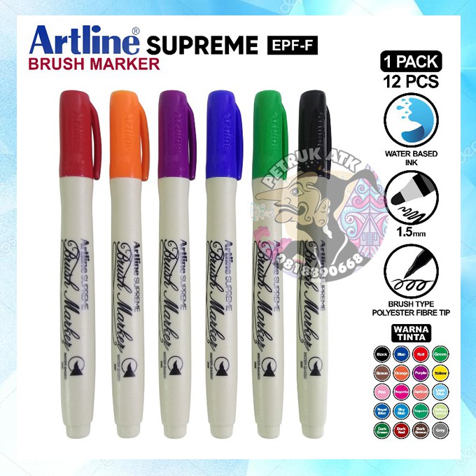 

[PCS] ARTLINE SUPREME BRUSH MARKER EPF-F BRUSH PEN*