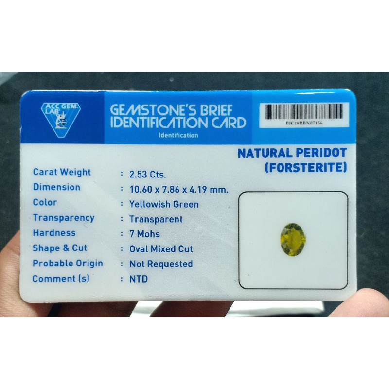 (bayar dirumah) BATU PERMATA GREEN PERIDOT + MEMO ACC