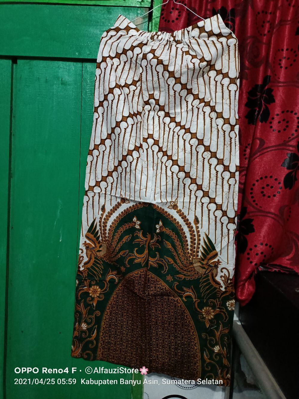 Ready 4 Warna Nayaka Batik - Batik Couple Nirmala Slendang Parang Ijo Tille Memutar