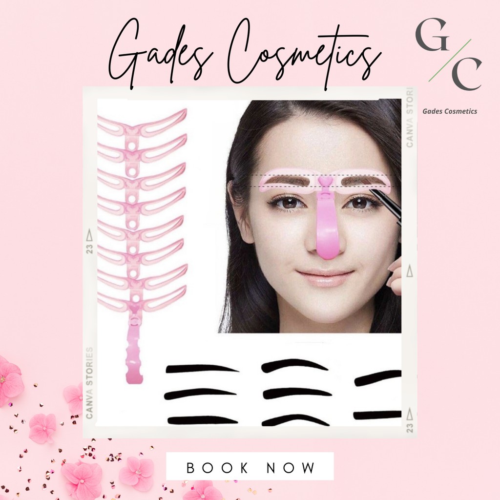 Cetakan Alis Bentuk Alis Natural Cetak Alis Cetakan Alis Cetakan Alis, Gagang Alis mudah membuat eye