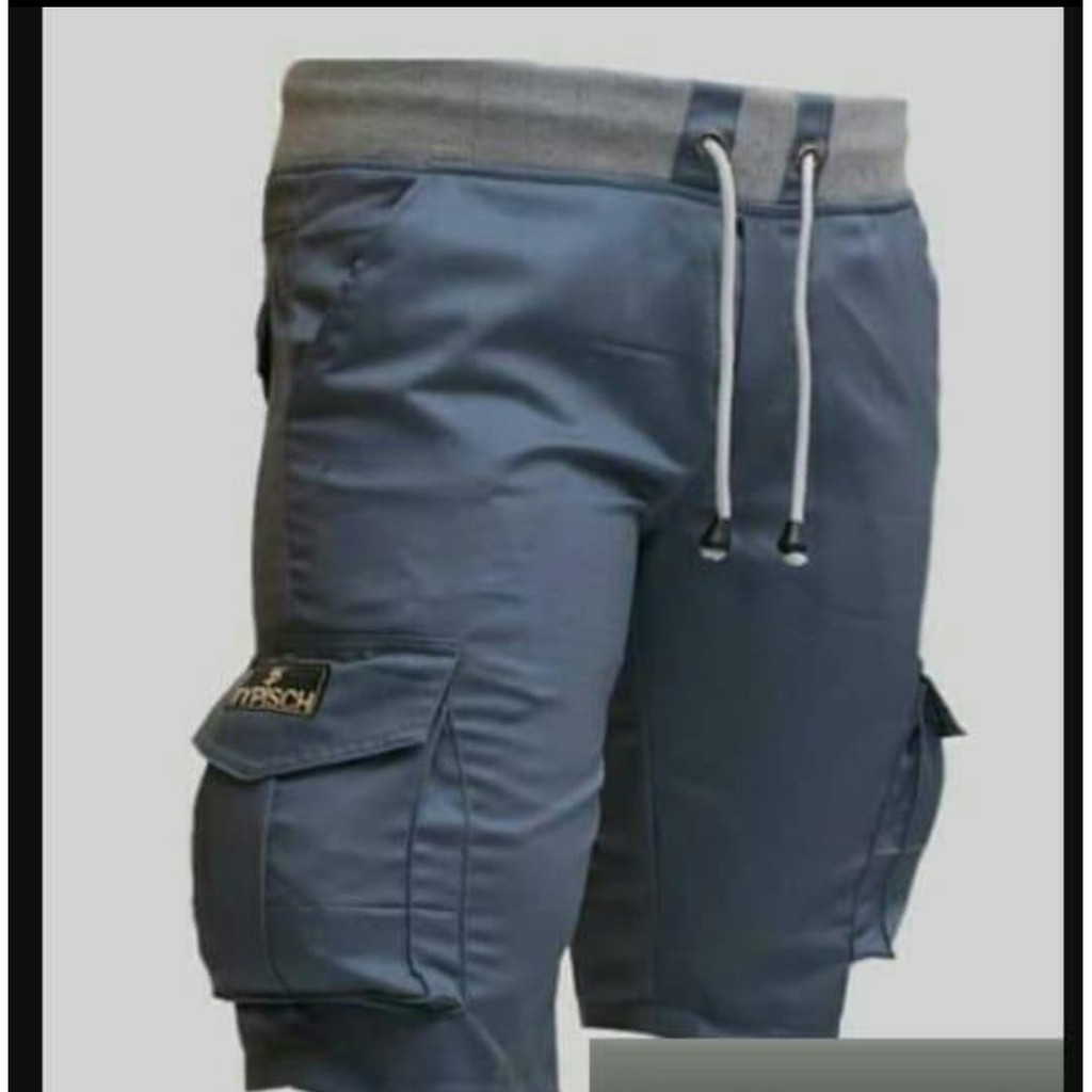 fasion terbaru clana pendek pria cargo rip