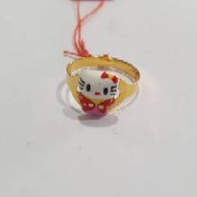 cincin bayi emas asli kadar 700 helo kitty