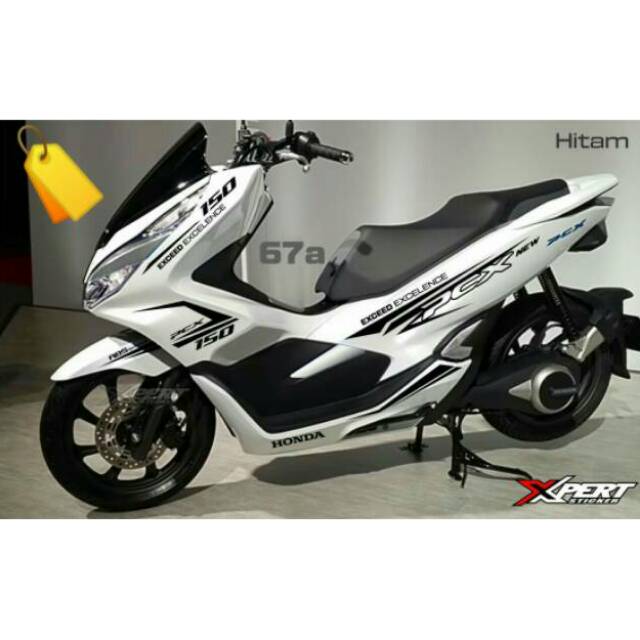 Cutting Sticker Pcx Putih Stiker Honda Pcx Oracal Germany Stiker Hitam