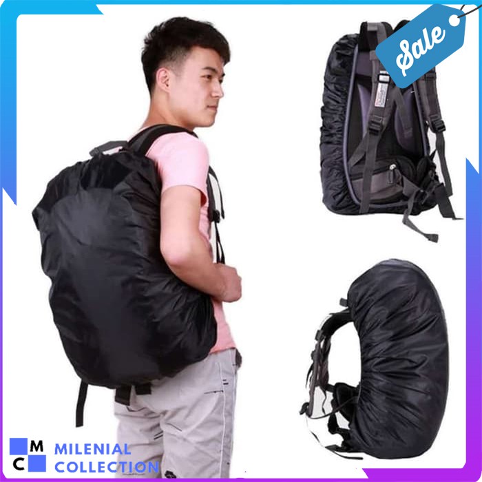 Raincoat Tas Ransel Punggung Anti Air Cover Bag Ransel 35L - Pelindung Tas Anti Air