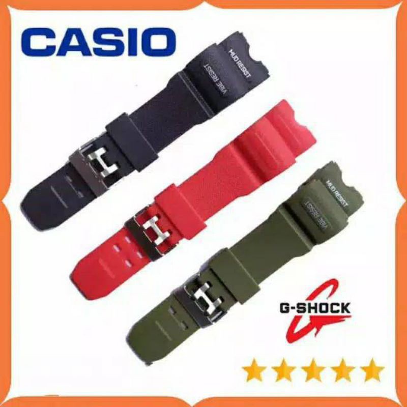 STRAP TALI JAM TANGAN CASIO G SHOCK GWG-1000 / GWG1000 / GWG 1000 TALI KARET RUBBER G SHOCK GWG1000