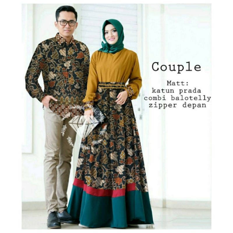 BATIK COUPLE TERBARU CP JATAYU GAMIS BUSUI KEMEJA PRIA LENGAN PANJANG