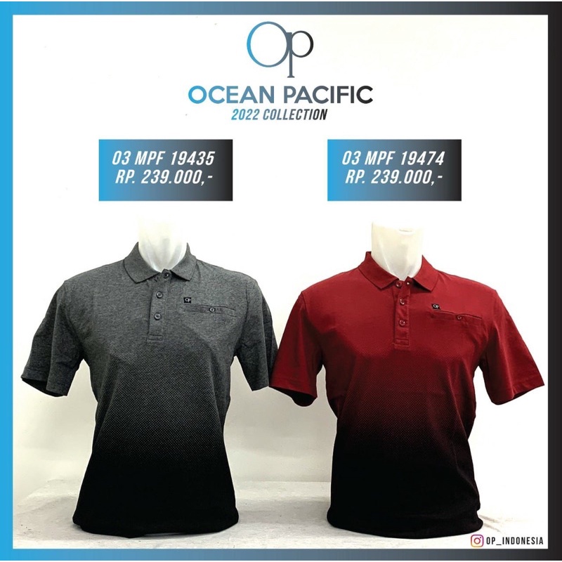 kaos kerah OP ocean pacific original new produk