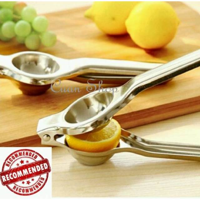 Alat Peras Jeruk Stainless Steel Perasan Lemon Buah Segar Sehat