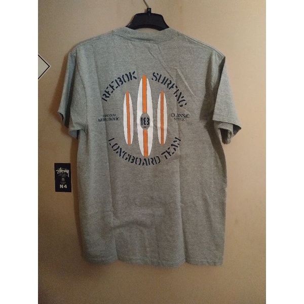 reebok vintage longboard surfing tee
