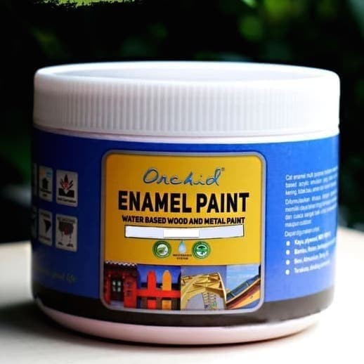 

Cat Enamel Water based Wood and metal paint orchid 400gr