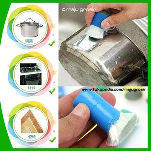 [1 Pak isi 2 Biji] Magic Stick Brush Pembersih Karat Korosi Kerak Dapur Serbaguna Pembersih Panci Logam [ALT06]