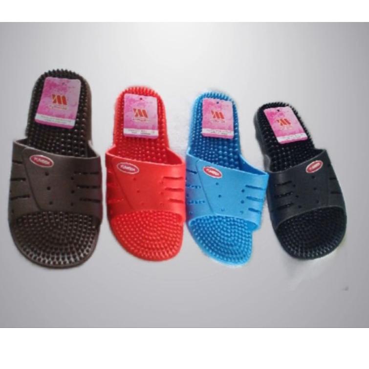 "KRS. 805714" Sandal Karet Refleksi / Sandal Duri Wanita - YUMEIDA - High Quality