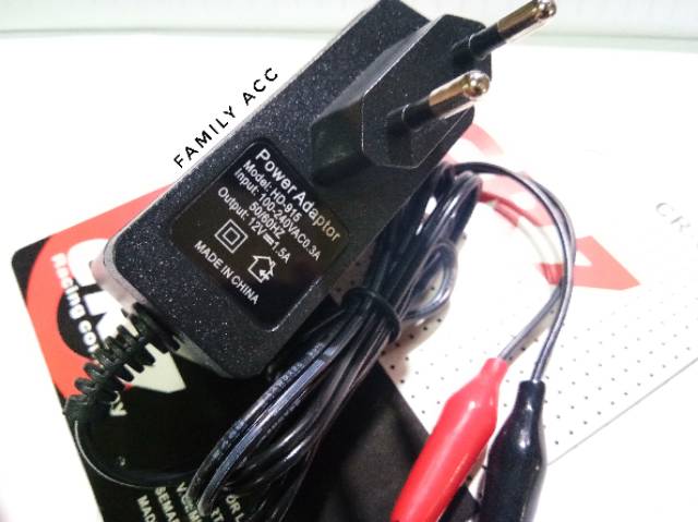 Adaptor Charger Aki 12v Tester Lampu Lampu 12v Alat Tes Lampu Variasi