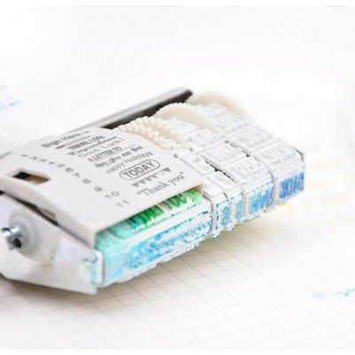 Portable Roller Stamp - Words Date Seal - Stamp Roll Kata dan Tanggal
