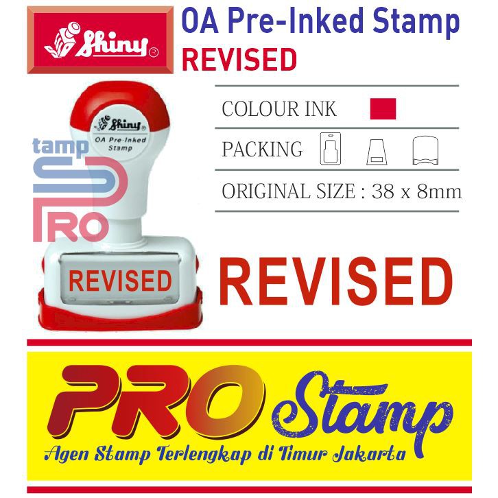 

Stempel OA Pre-Inked / REVISED