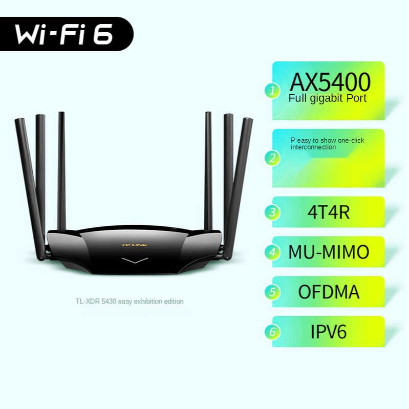 TP Link AX5400 TL-XDR5430 Router Wifi 6 Dual Band AX3600 Lewat