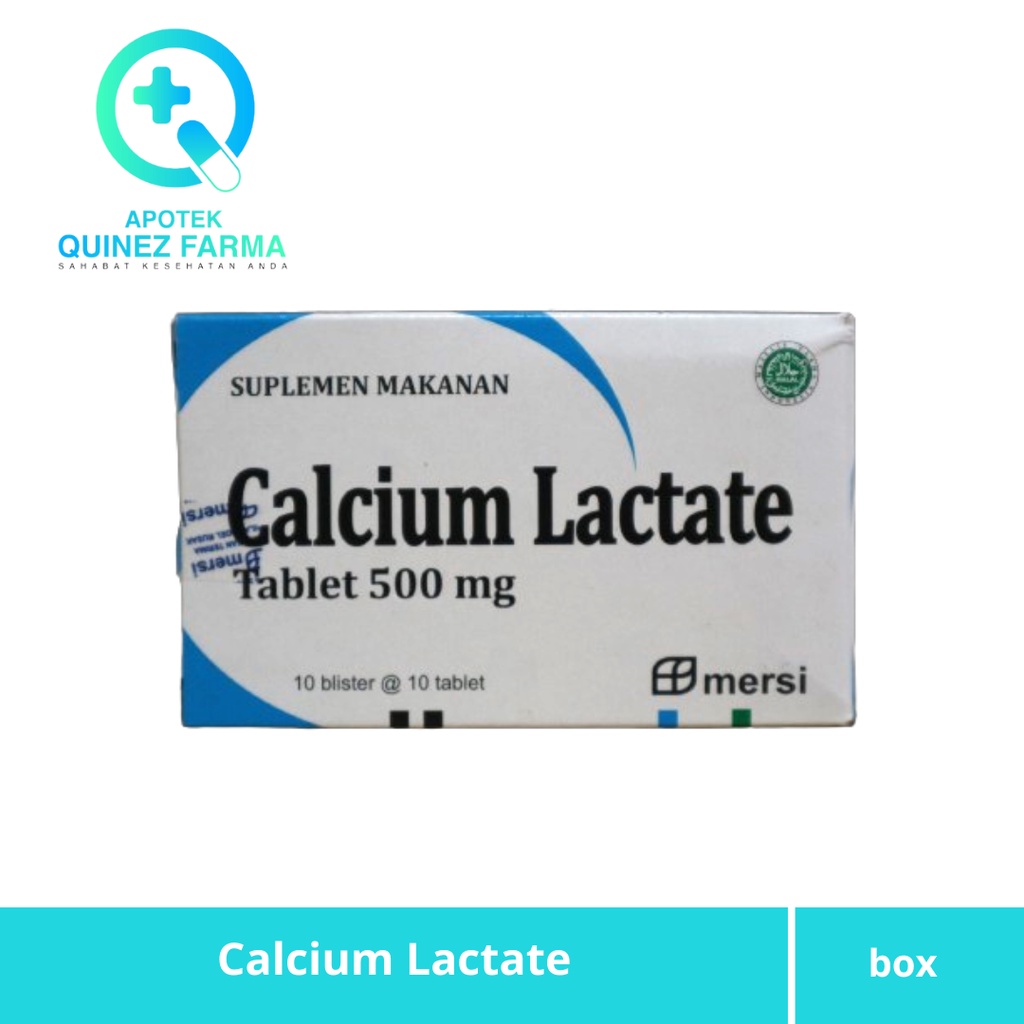 Calcium Lactate / Suplemen Kalsium Untuk Anak, Ibu Hamil & Lansia