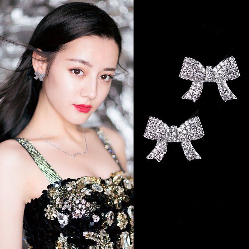 Anting Stud Desain Pita Gaya Korea Untuk Wanita