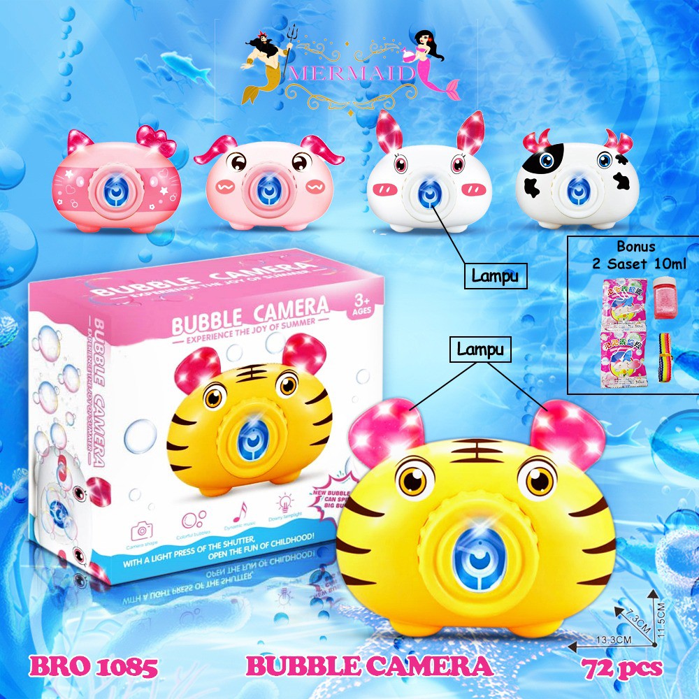 PROMO BRO1085  BRO1276 BBR1069 BRO1316 Bubble Gun Camera Kamera Gelembung Busa Sabun MERMAID