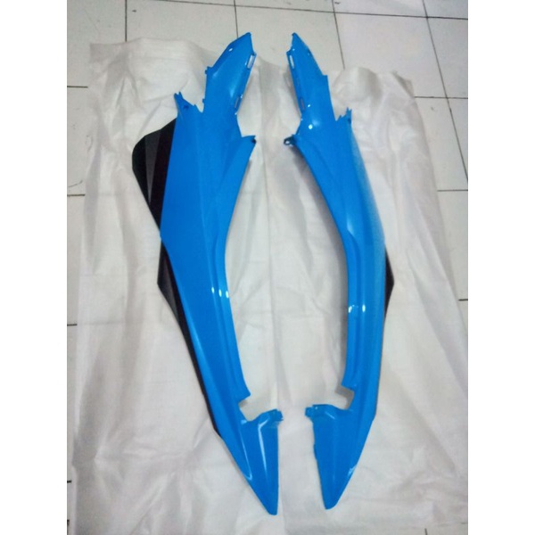 Original SGP Cover Body Bodi Samping Satria Fu FL Facelift 2014 - 2015 Biru Langit PKZ Body Belakang