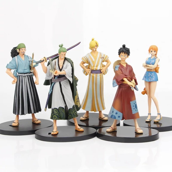 Figure One Piece DXF Arc Wano Kuni Luffytaro Zorojuro Sangoro Usohachi O-Nami