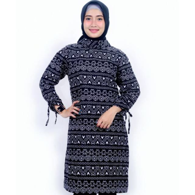 TUNIK CANTIK MOTIF SEMUT PEKALONGAN