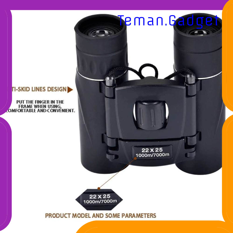 TG-ID052 ARSSON TEROPONG BINOCULAR OUTDOOR MAGNIFICATION 22X25 LONG RANGE - PMT