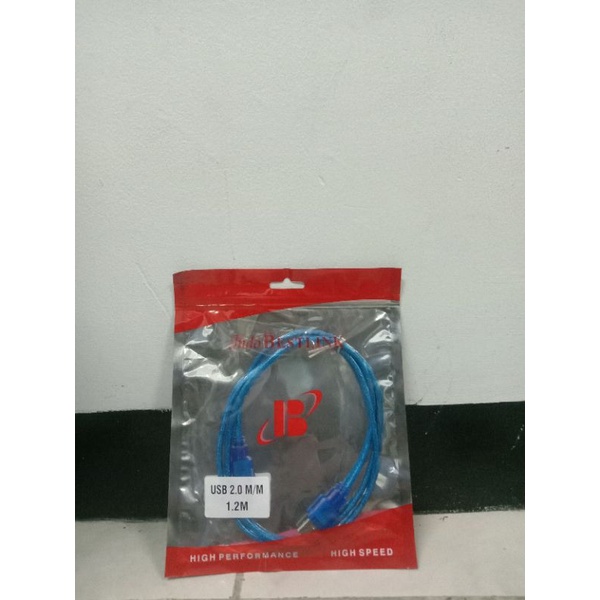 Kabel USB 2.0 M TO M 1.2Meter /kabel usb male to male 1.2m / kabel usb m to m 1.2m/ kabel data usb