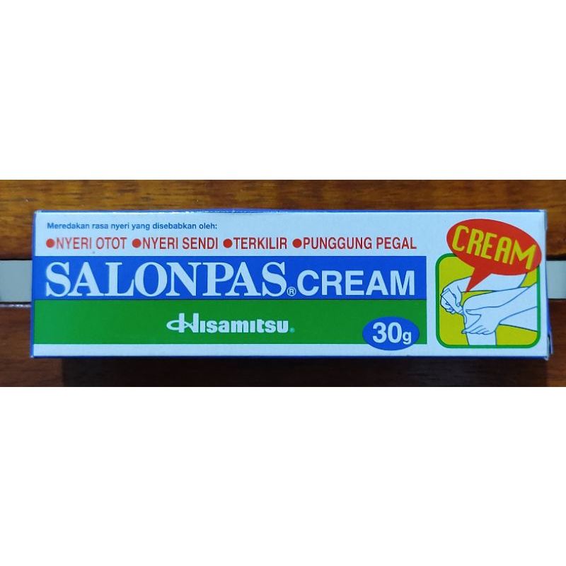 SalonPas Cream 30 Gram / Meredakan nyeri otot / Sendi / Memar / Sakit Pinggang