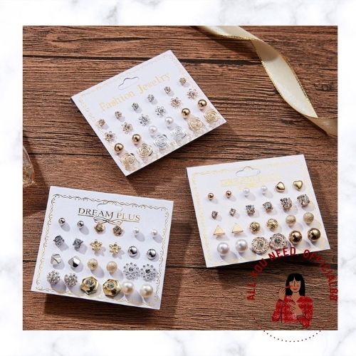 ✿AYN✿ Anting Earrings SET FA51 Import Model Wanita