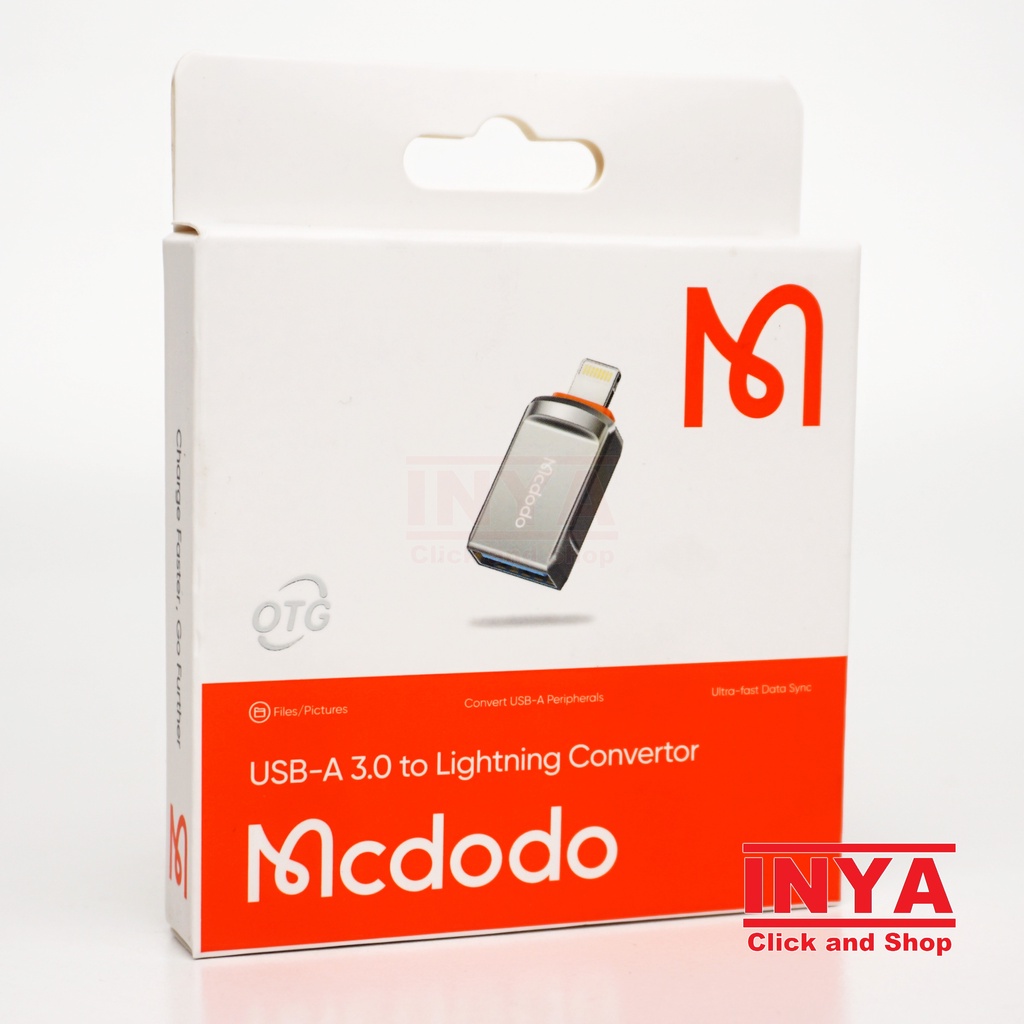 MCDODO OT-8600 OTG ADAPTER USB A to Lightning - Connector - Konverter iPhone