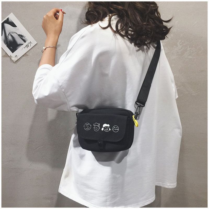 CAHAYA PELANGI (CPS) SNOOPY - SLING BAG Wanita Chaomeiren KOREA