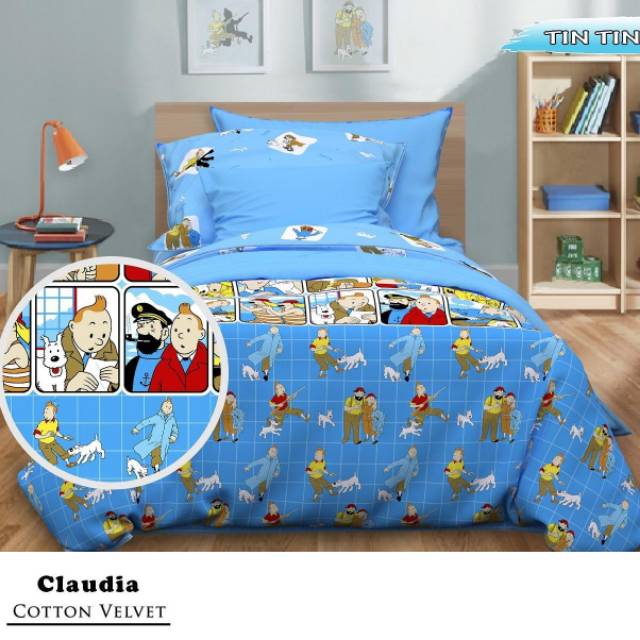 Sprei Catra Dkk Tintin Shopee Indonesia