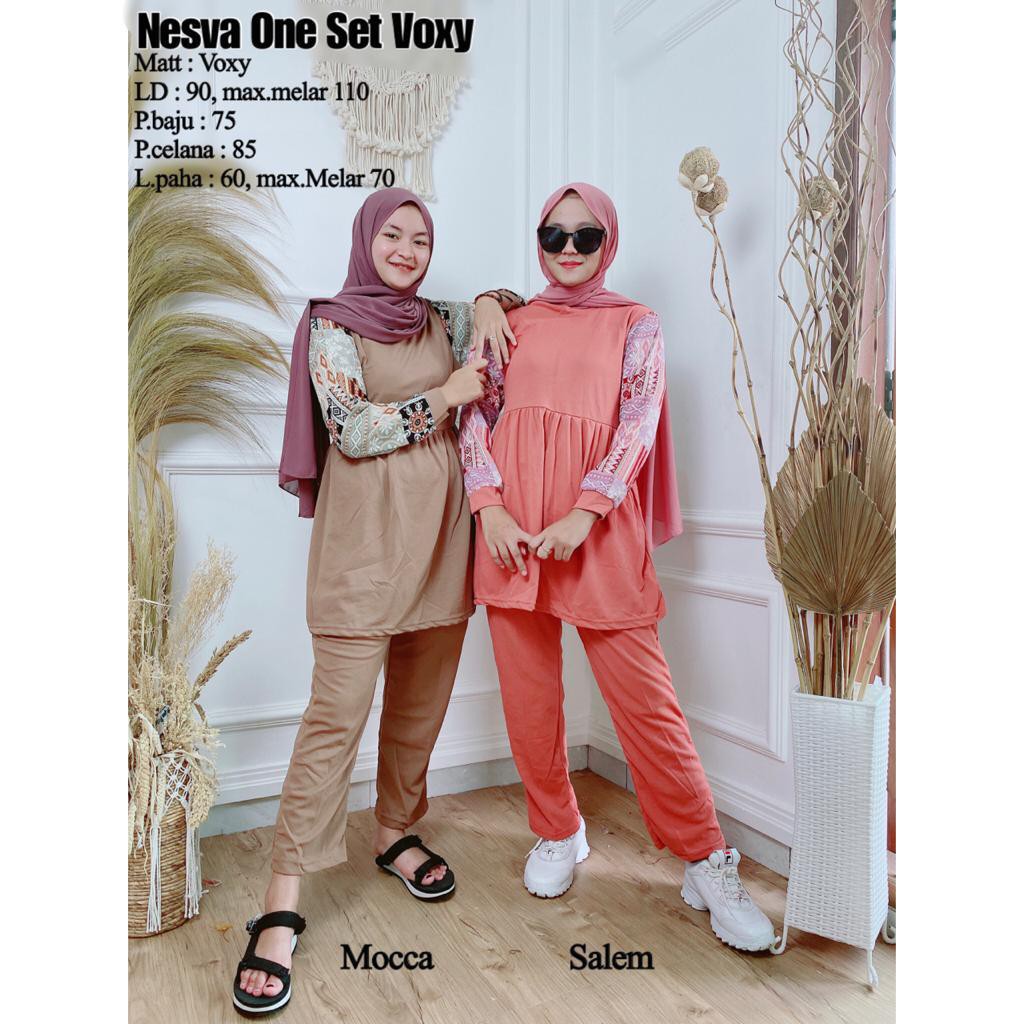 Sidoayushop_ID Grosir Murah KDS ONE SET TUNIK HAIDEN / SHAQIA / INSEL /JARELL / NESVA / VOXY CA