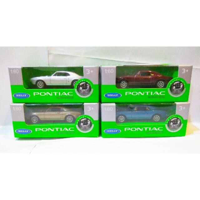 Miniatur Diecast Mobil Pontiac Firebird Skala 60 Welly Nex